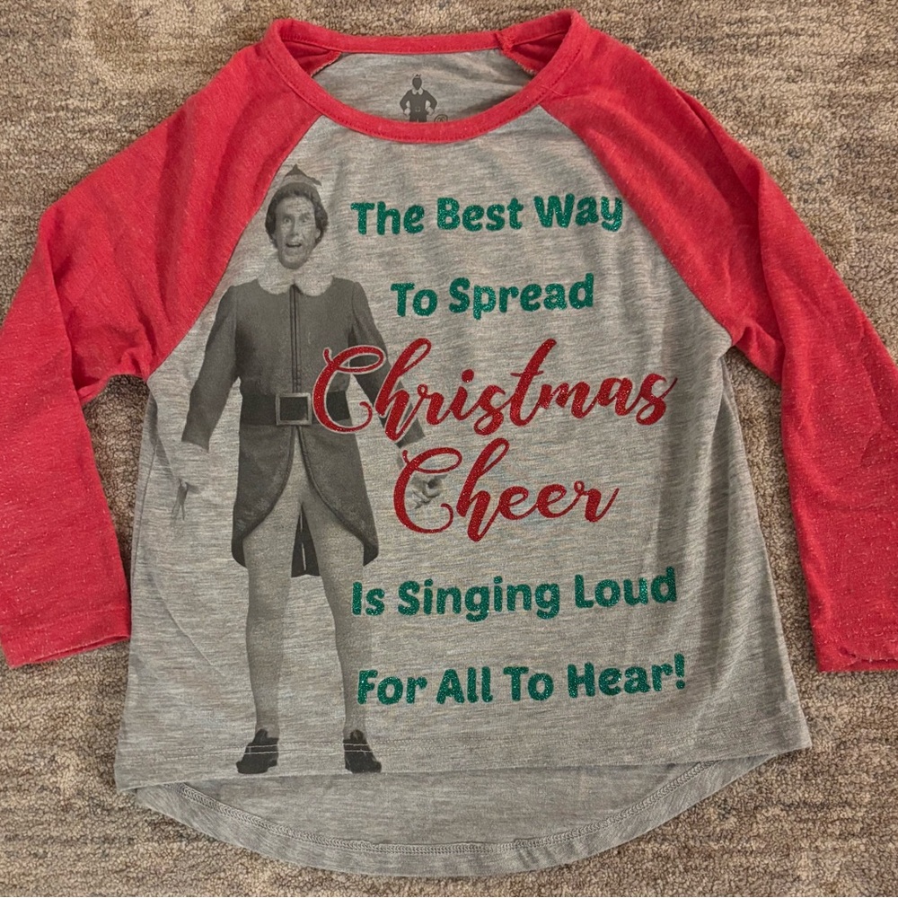 Elf Christmas Cheer Kids Shirt